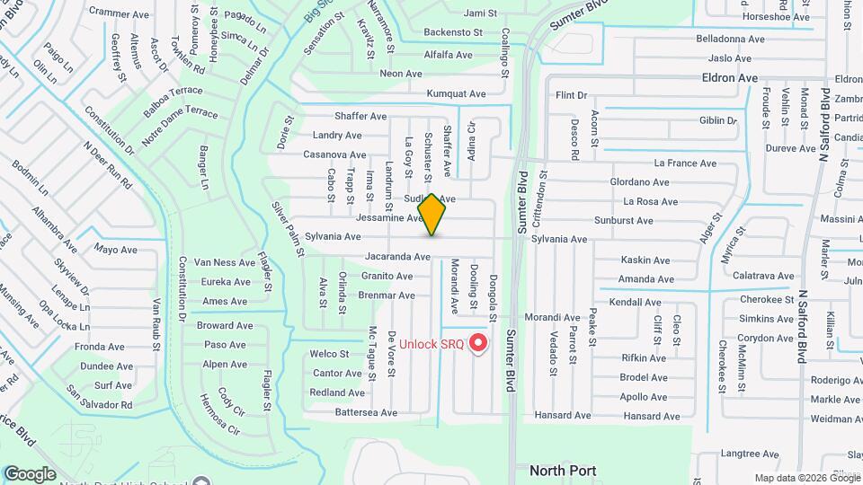 5351 Sylvania Ave Map and Location Details