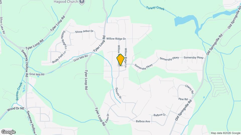 5837 Willow Ridge Rd Map and Location Details