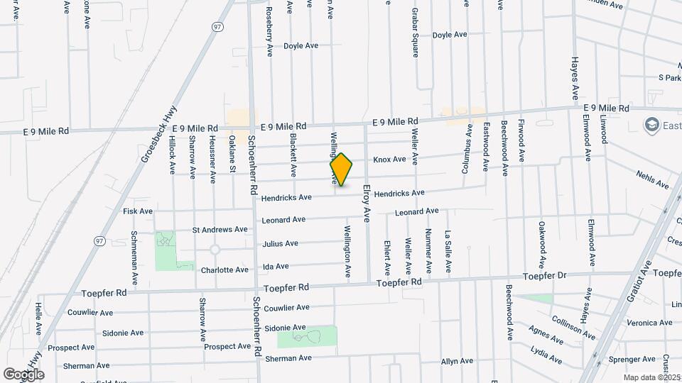 14003 Hendricks Ave Map and Location Details