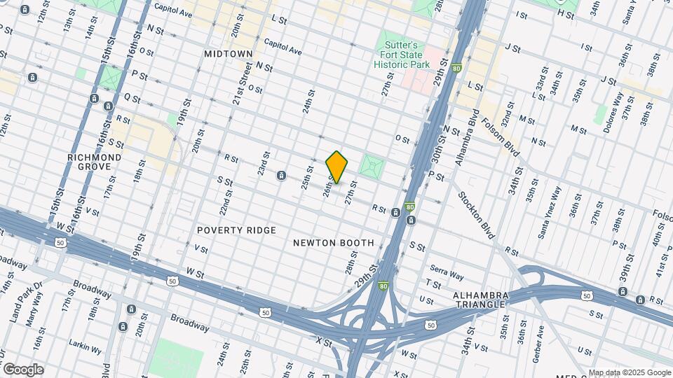 2615 R St Map and Location Details