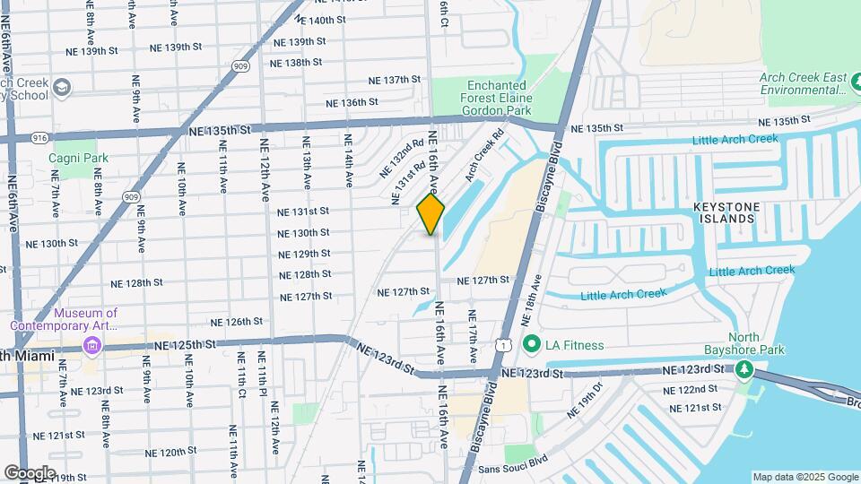 12920 NE 16th Ave Map and Location Details