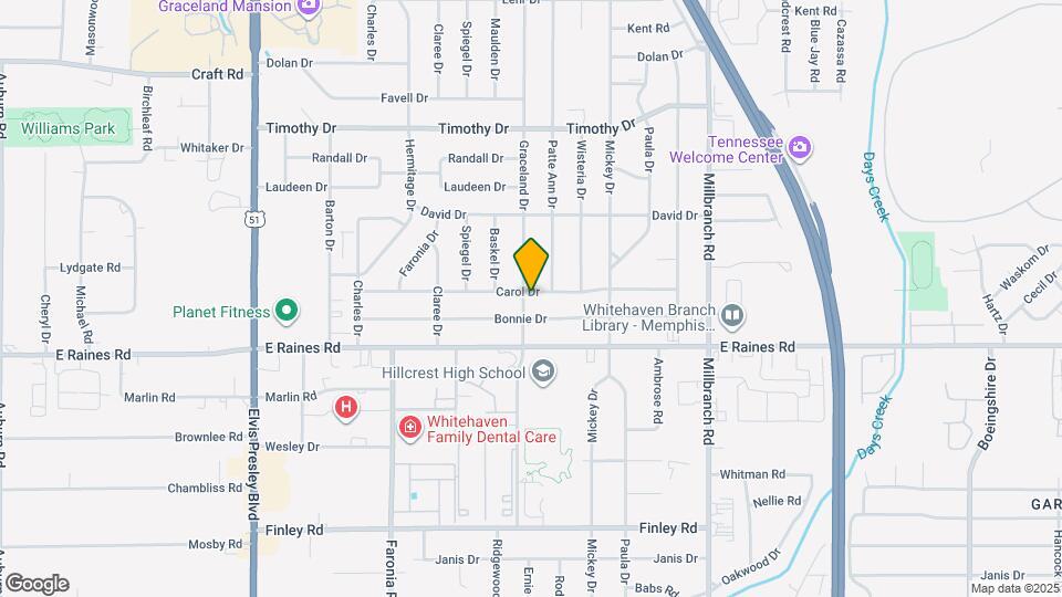 1485 Carol Dr Map and Location Details