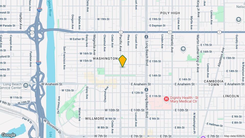 1438-1440 Pacific Ave Mapa y Detalles de la Ubicación