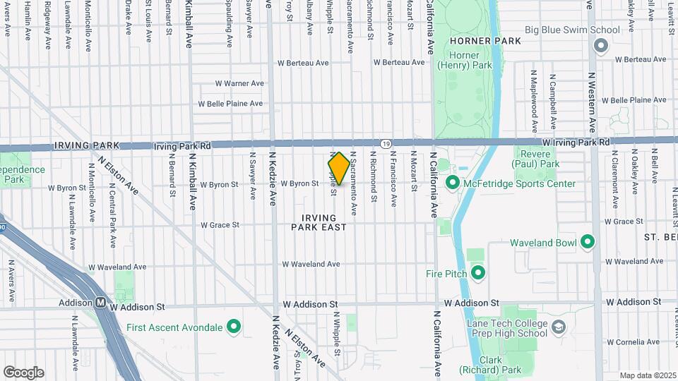 3851 N Whipple St, Unit 2 Map and Location Details