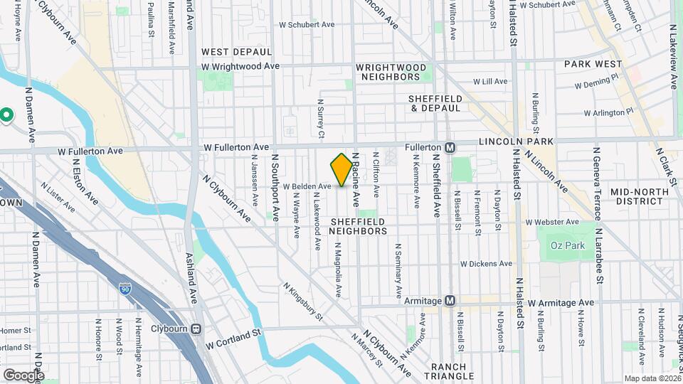 2253 N Magnolia Ave, Unit CH Map and Location Details