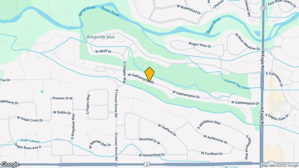 1359 W Oakhampton Dr Map and Location Details