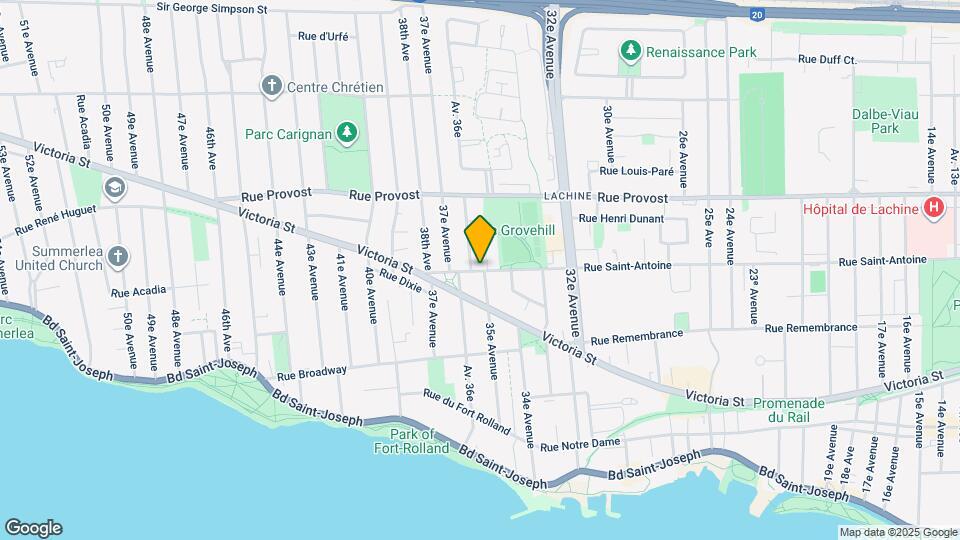 3560 St Rue Map and Location Details