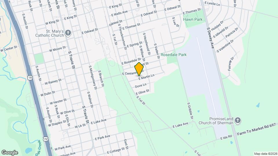 717 E Martin Ln Map and Location Details