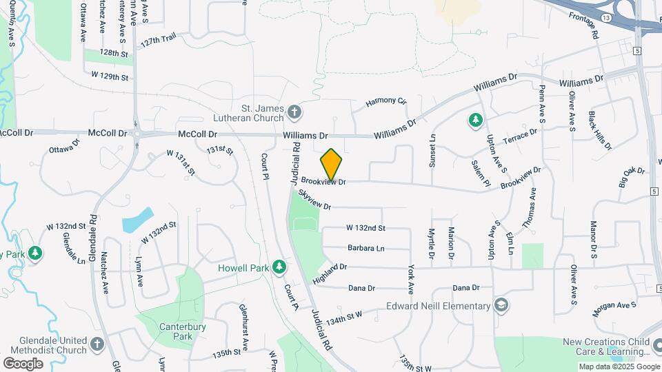3409 Brookview Dr Mapa y Detalles de la Ubicación