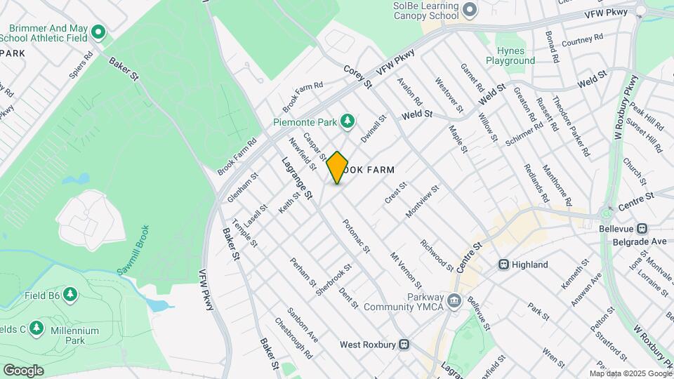 115 Vermont St, Unit #1 Map and Location Details