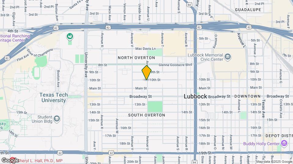 2101 10th St Map and Location Details