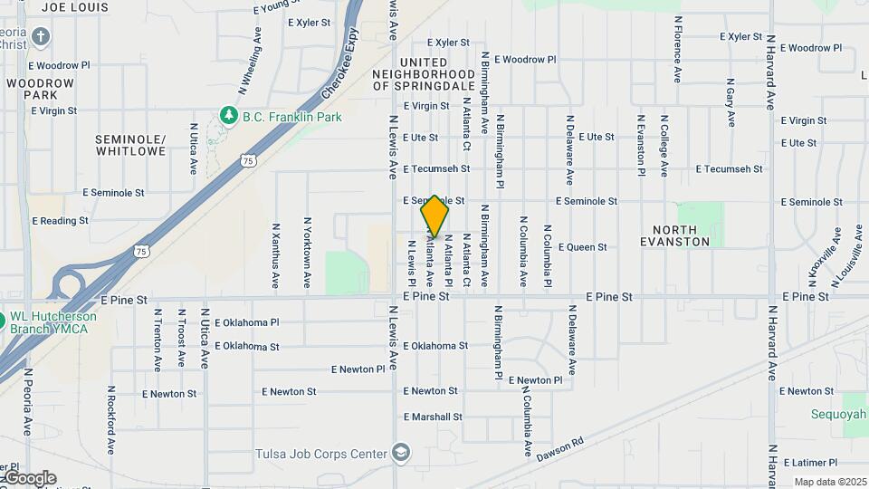 1619 N Atlanta Ave Map and Location Details