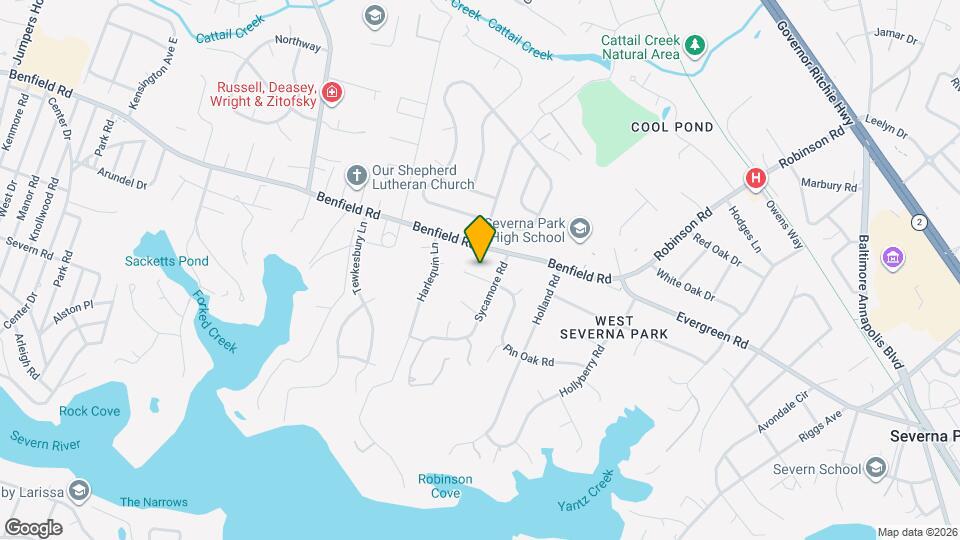 804 Pin Oak Rd Map and Location Details