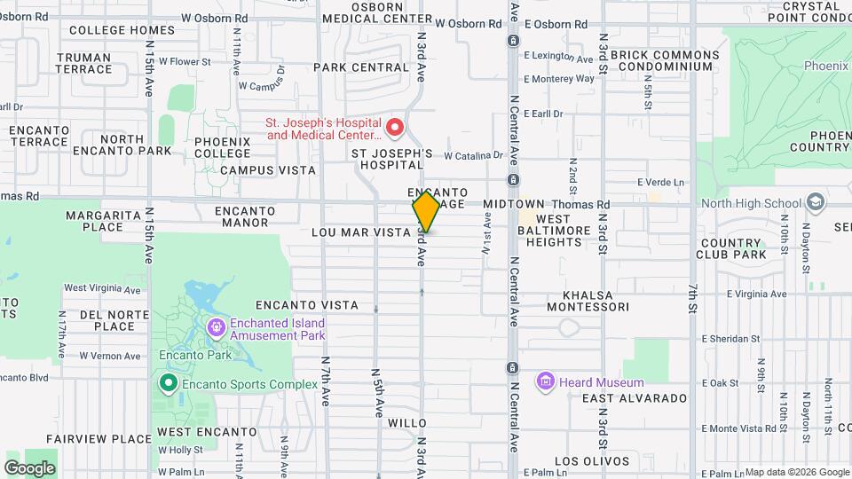 2731 N 3rd Ave Map and Location Details