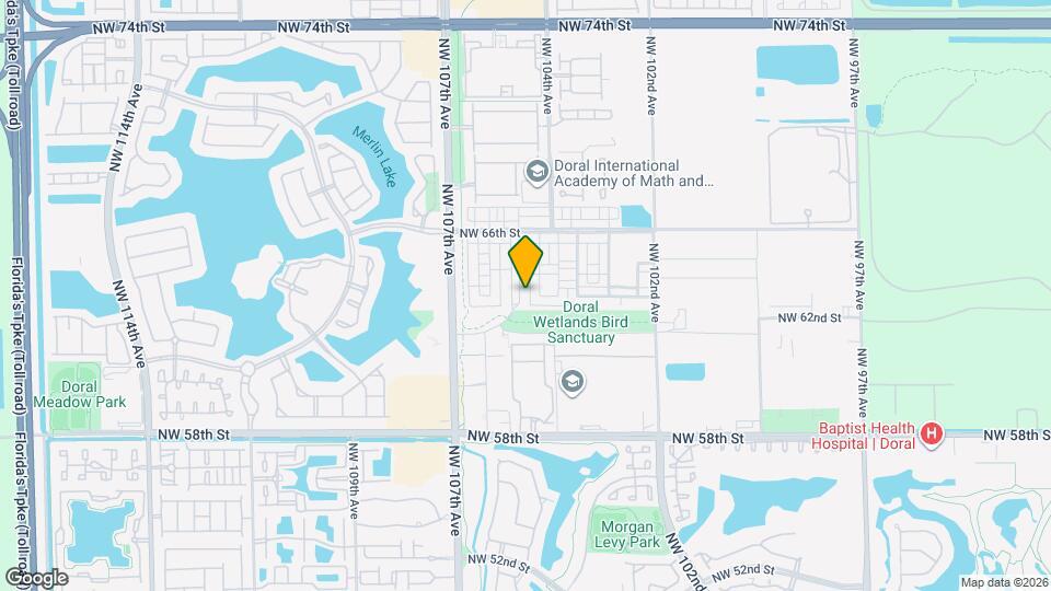 6313 NW 104th Path Map and Location Details