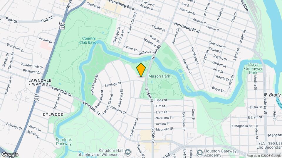 7341 Santiago St Map and Location Details