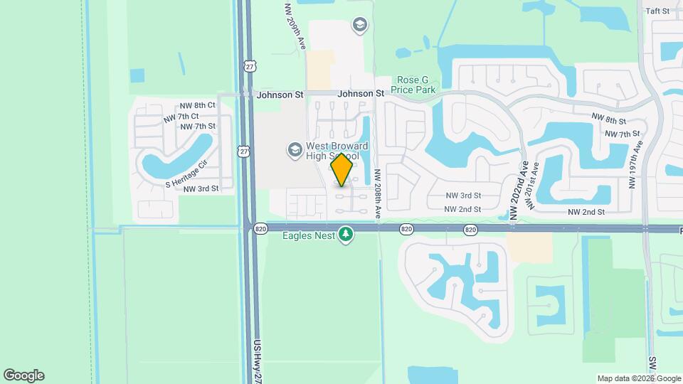 20863 NW 2nd St Map and Location Details