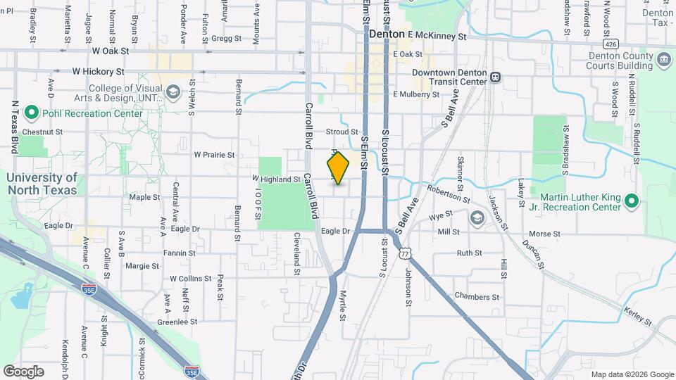 615 Pierce St Map and Location Details