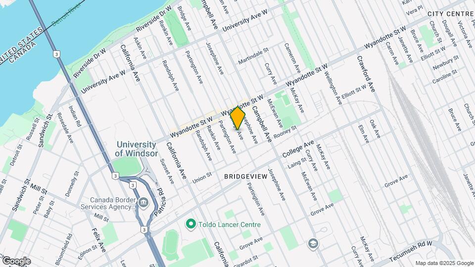 709 Bridge Av Map and Location Details