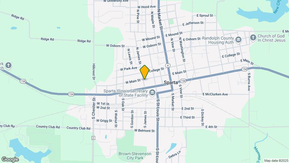 100 S James St Mapa y Detalles de la Ubicación