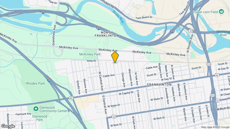 174 N Princeton Ave Map and Location Details