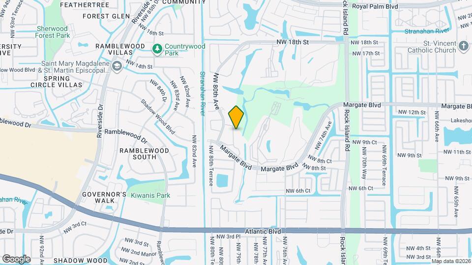 1020 NW 80th Ave Map and Location Details