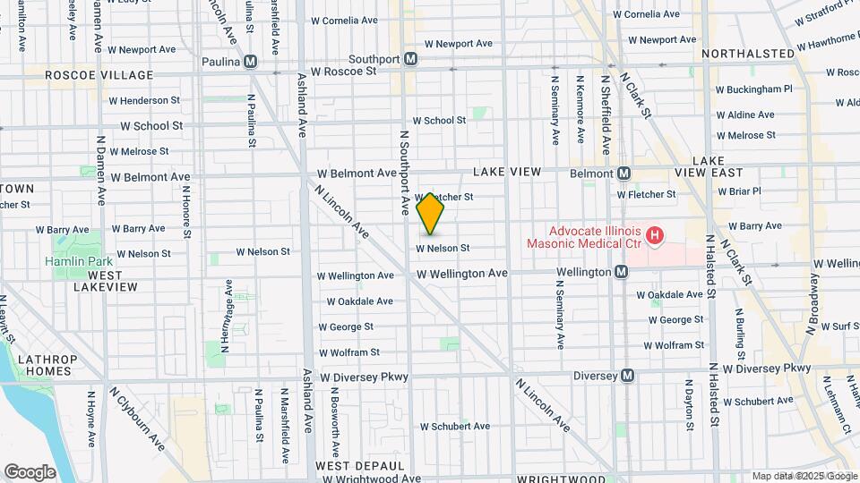1332 W Nelson St-Unit -CH-1 Map and Location Details