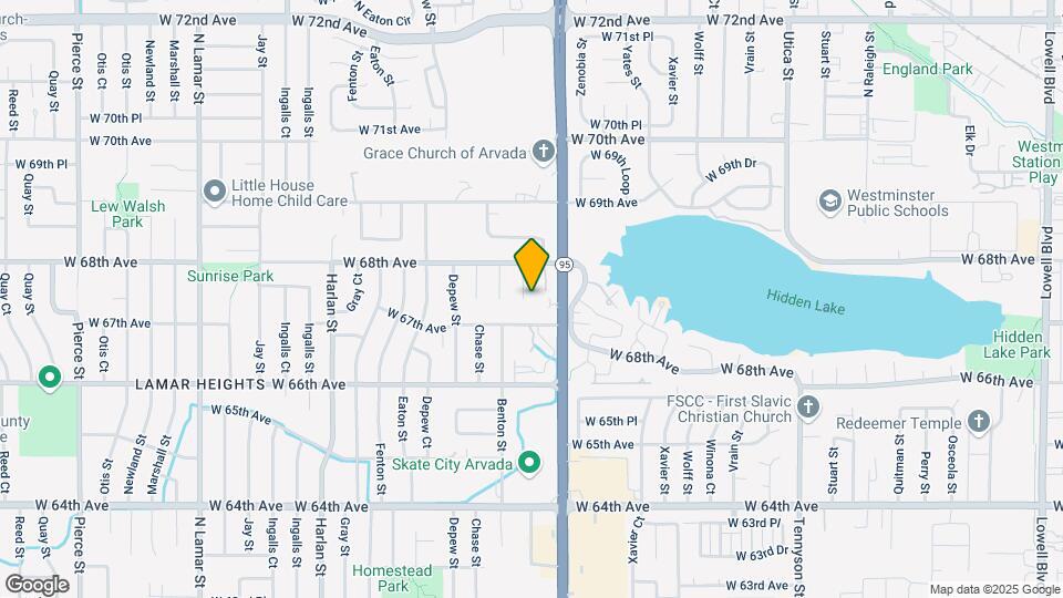 6752 Ames St Map and Location Details