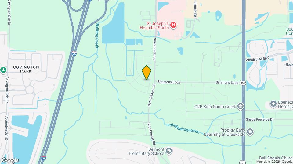 13719 Brookside Hvn St Map and Location Details