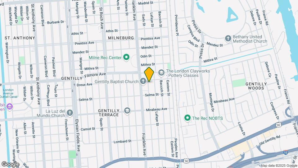 5197 Demontluzin St Map and Location Details