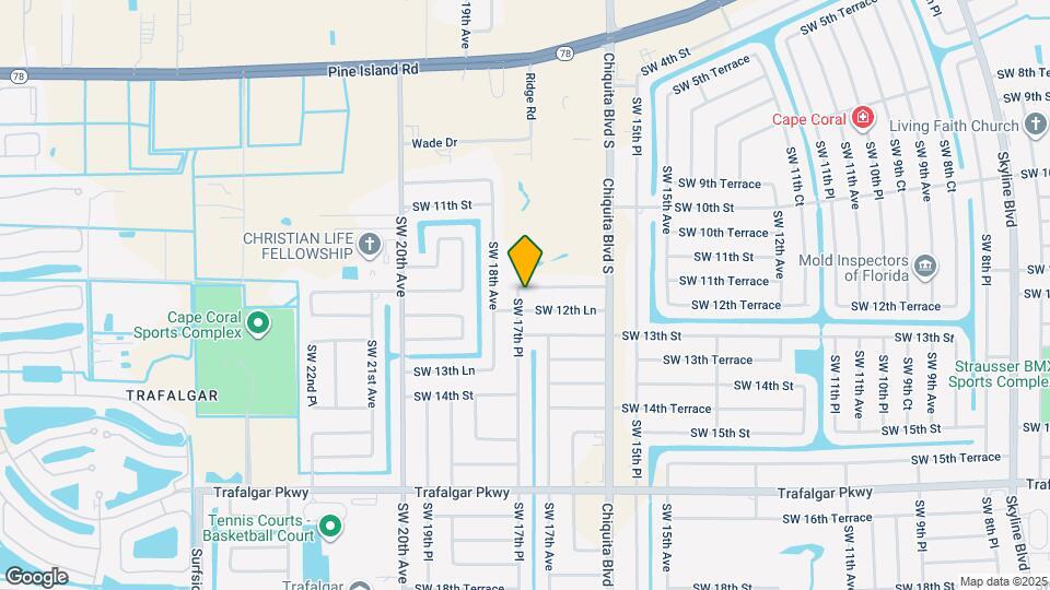 1718 SW 12th Terrace Map and Location Details