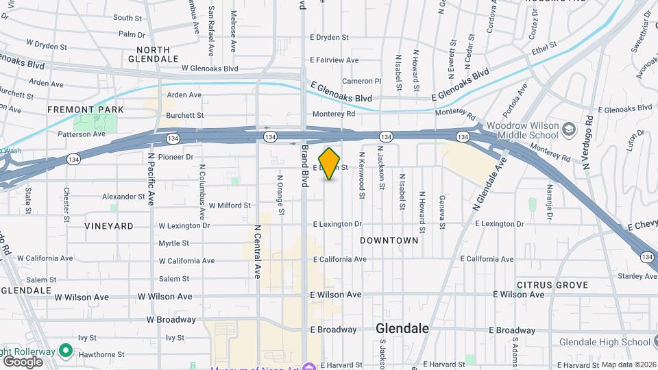 524 N Maryland Ave, Unit 2 Map and Location Details