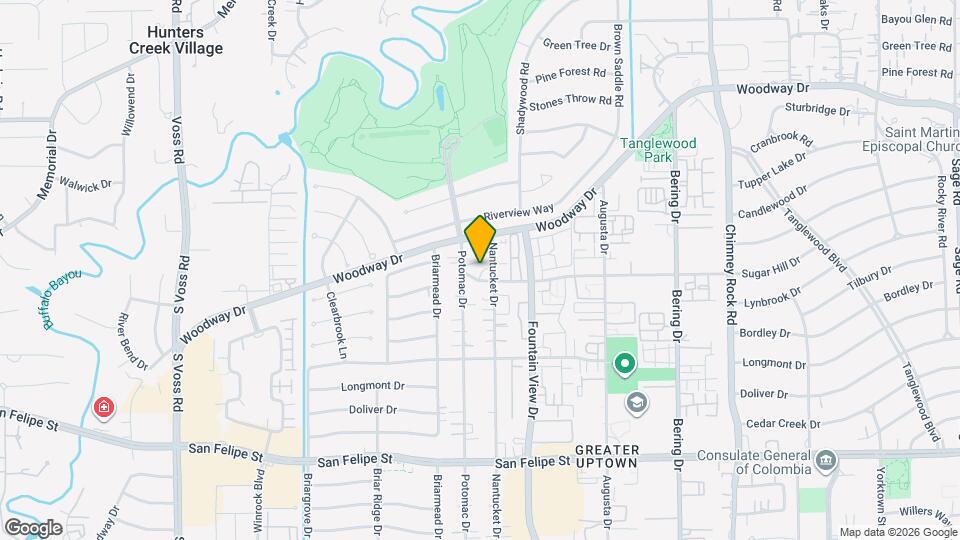 6000 Sugar Hill Dr Map and Location Details