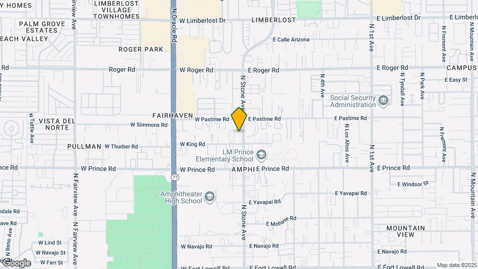 3727 N Stone Ave Map and Location Details
