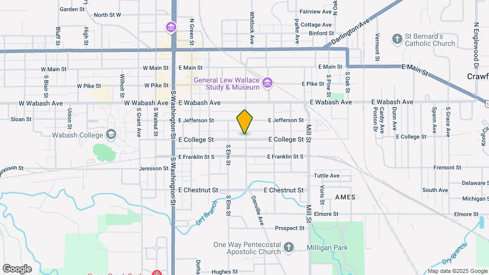 414 E College St Map and Location Details