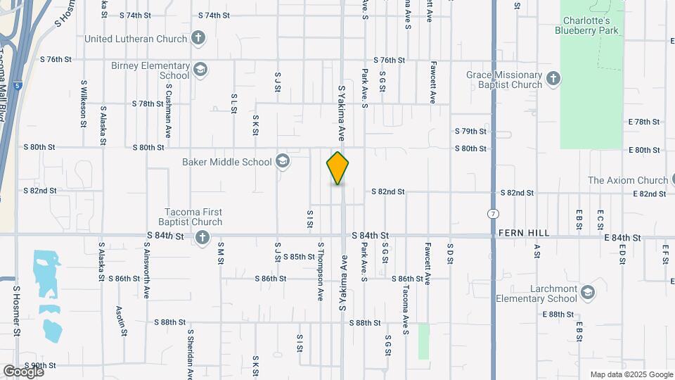 8047 S Thompson Ave Map and Location Details