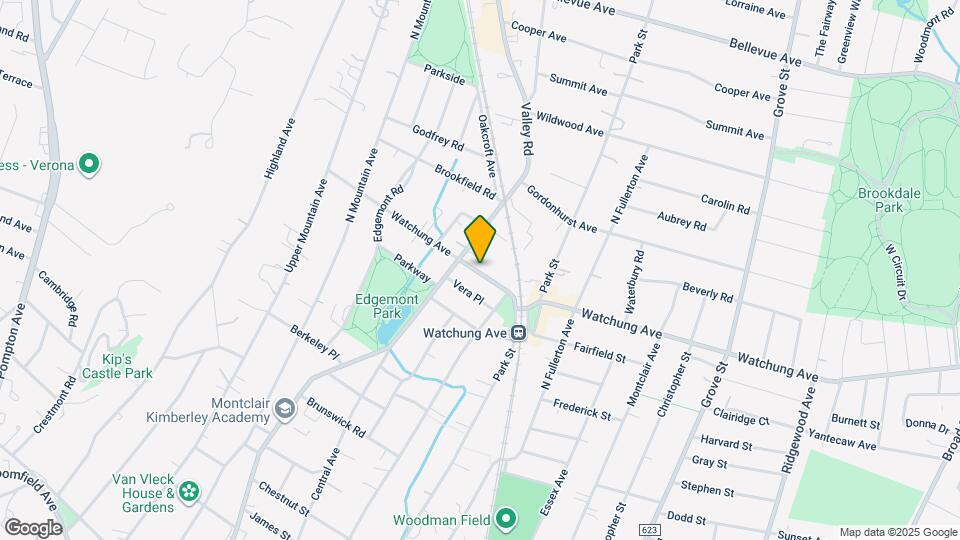 82 Watchung Ave Map and Location Details