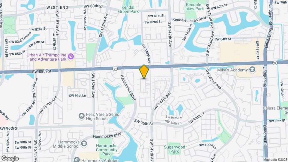 8947 SW 149th Pl Mapa y Detalles de la Ubicación