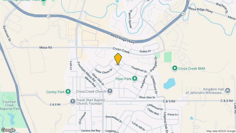 8178 Meadowcrest Dr Map and Location Details