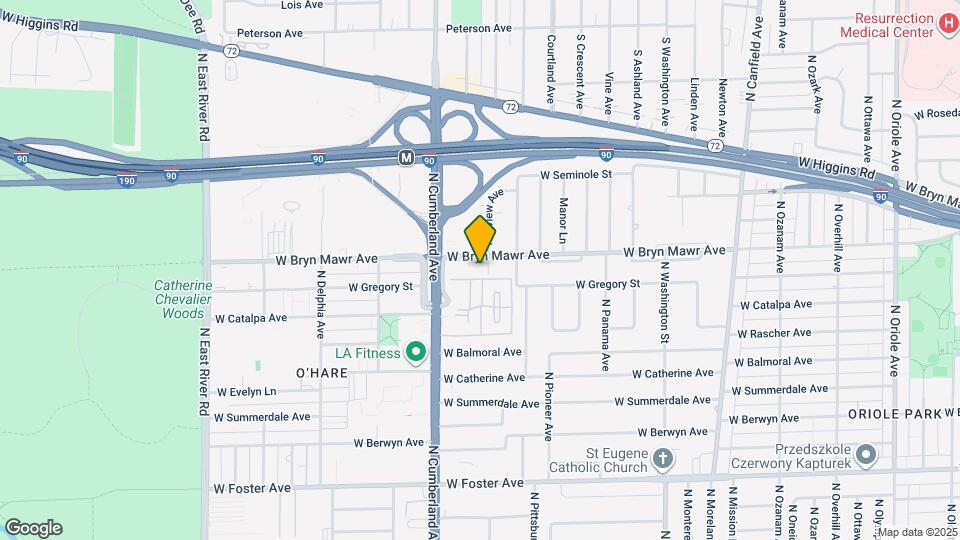 5540 Fairview Ave Map and Location Details