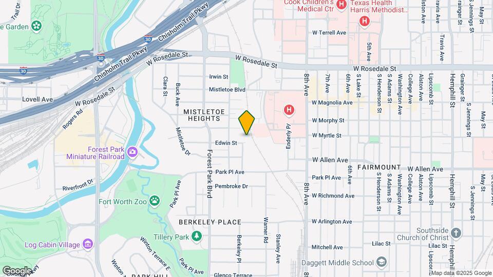 2104 Edwin St Map and Location Details