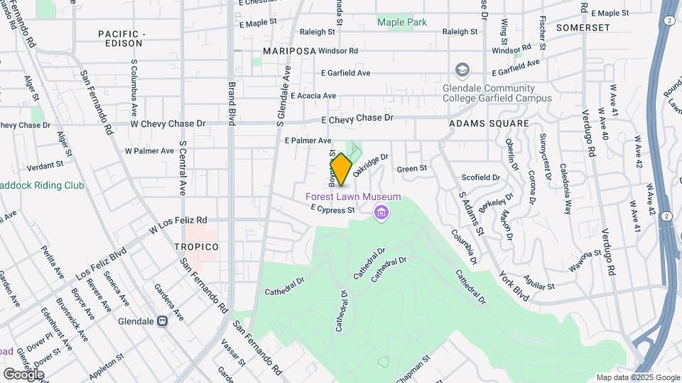 1270 Boynton St Mapa y Detalles de la Ubicación