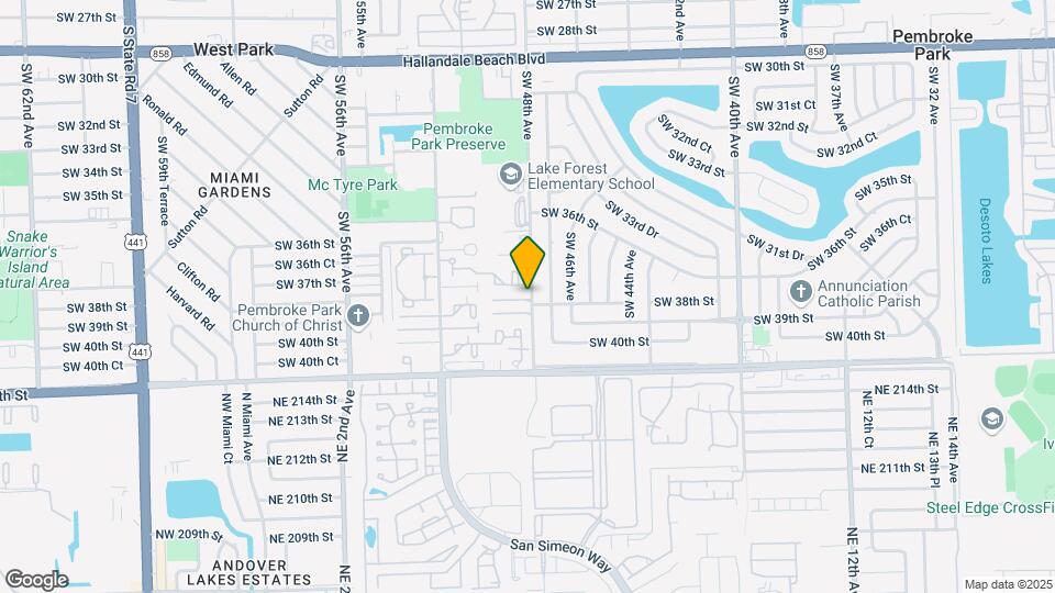 3818 SW 48th Ave Map and Location Details