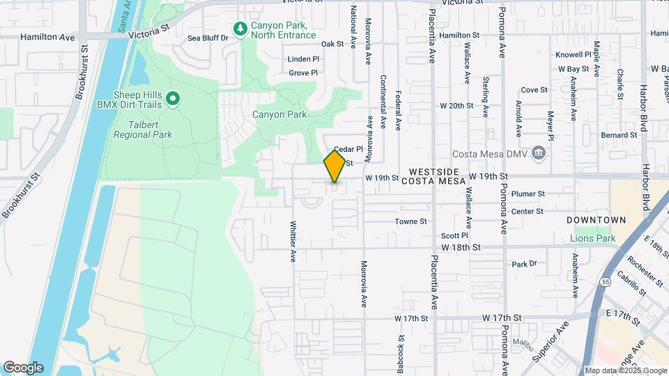 939 W 19th St Map and Location Details