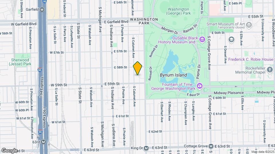 5831 S Calumet Ave-Unit -2 Mapa y Detalles de la Ubicación