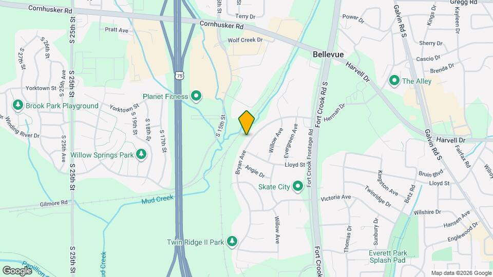 2826 Bryan Ave Map and Location Details