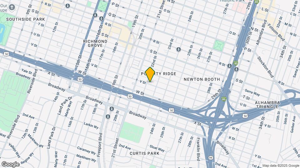 2231 V St Map and Location Details