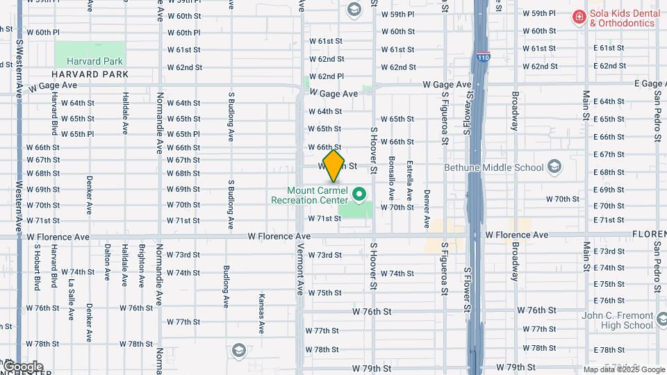 900 W 69th St Map and Location Details