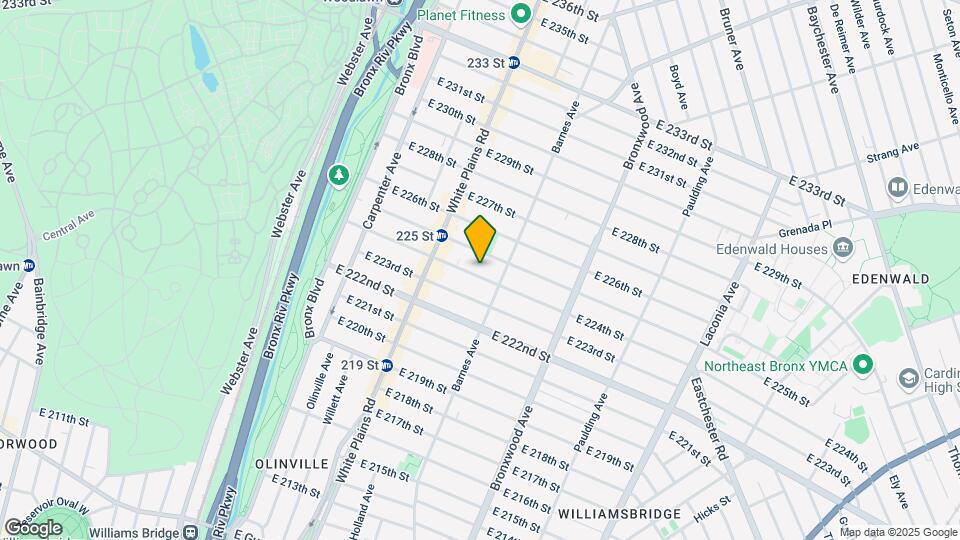 755 E 224th St Mapa y Detalles de la Ubicación