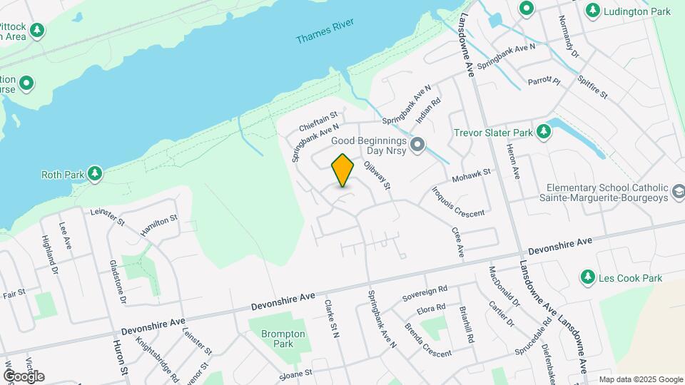 482 Springbank Ave Map and Location Details